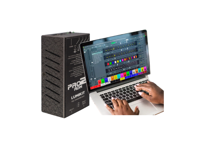 KIT DMX LUMIKIT C/ NOTBOOK