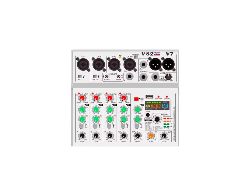 Mesa analógica 6 canais